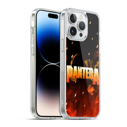 Pantera Art Fire Soft Gel Case for Apple iPhone 14 Pro Max & MagSafe