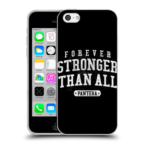 Pantera Art Stronger Than All Soft Gel Case for Apple iPhone 5c