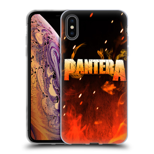 Pantera Art Fire Soft Gel Case for Apple iPhone XS Max