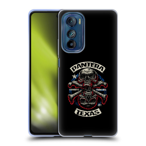 Pantera Art Double Cross Soft Gel Case for Motorola Edge 30