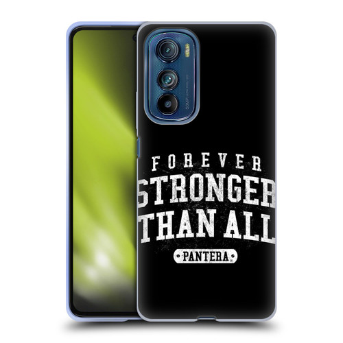 Pantera Art Stronger Than All Soft Gel Case for Motorola Edge 30