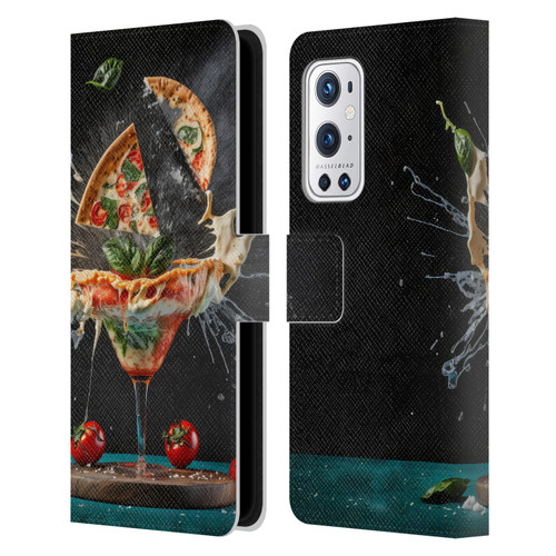 Spacescapes Cocktails Margarita Martini Blast Leather Book Wallet Case Cover For OnePlus 9 Pro