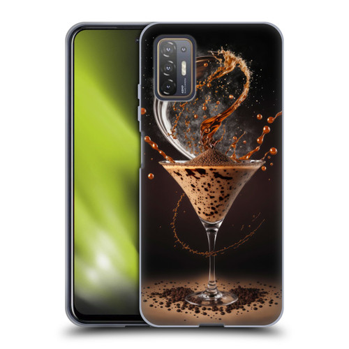 Spacescapes Cocktails Contemporary, Espresso Martini Soft Gel Case for HTC Desire 21 Pro 5G