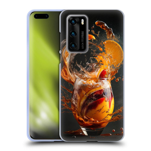 Spacescapes Cocktails Modern Twist, Hurricane Soft Gel Case for Huawei P40 5G