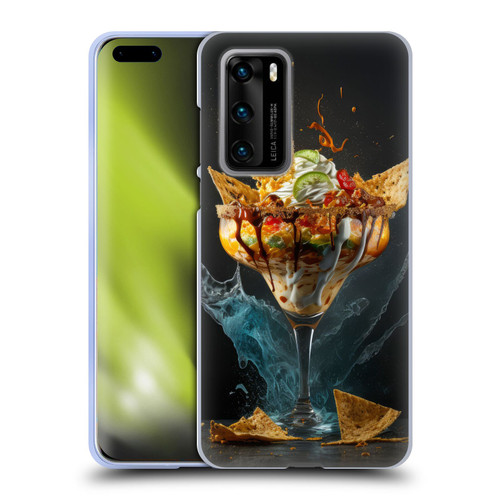 Spacescapes Cocktails Nacho Martini Soft Gel Case for Huawei P40 5G