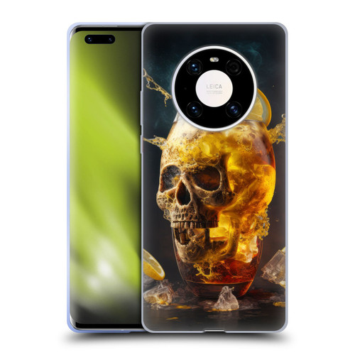 Spacescapes Cocktails Long Island Ice Tea Soft Gel Case for Huawei Mate 40 Pro 5G