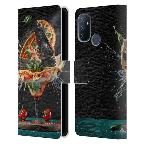 Spacescapes Cocktails Margarita Martini Blast Leather Book Wallet Case Cover For OnePlus Nord N100