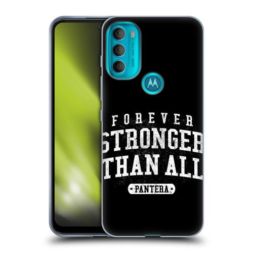 Pantera Art Stronger Than All Soft Gel Case for Motorola Moto G71 5G