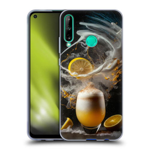 Spacescapes Cocktails Explosive Elixir, Whisky Sour Soft Gel Case for Huawei P40 lite E