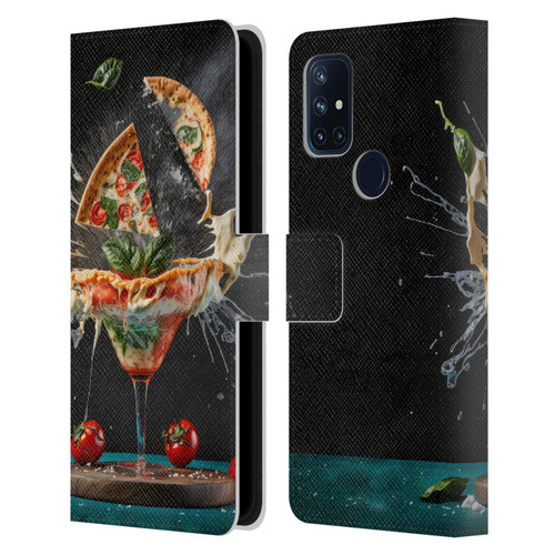 Spacescapes Cocktails Margarita Martini Blast Leather Book Wallet Case Cover For OnePlus Nord N10 5G