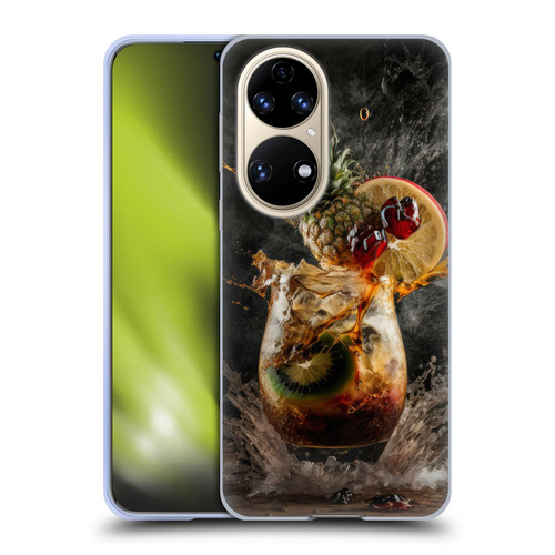 Spacescapes Cocktails Exploding Mai Tai Soft Gel Case for Huawei P50