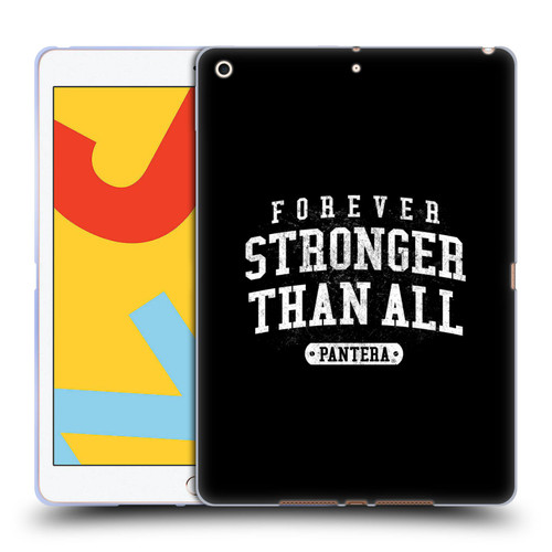 Pantera Art Stronger Than All Soft Gel Case for Apple iPad 10.2 2019/2020/2021