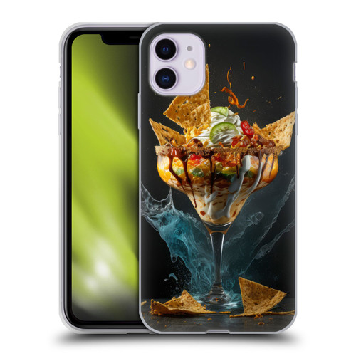 Spacescapes Cocktails Nacho Martini Soft Gel Case for Apple iPhone 11