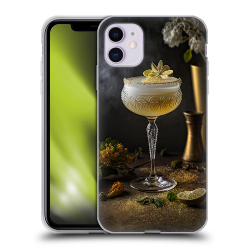 Spacescapes Cocktails Summertime, Margarita Soft Gel Case for Apple iPhone 11