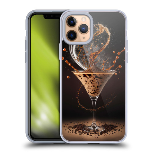 Spacescapes Cocktails Contemporary, Espresso Martini Soft Gel Case for Apple iPhone 11 Pro