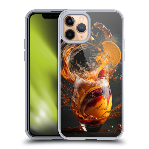 Spacescapes Cocktails Modern Twist, Hurricane Soft Gel Case for Apple iPhone 11 Pro