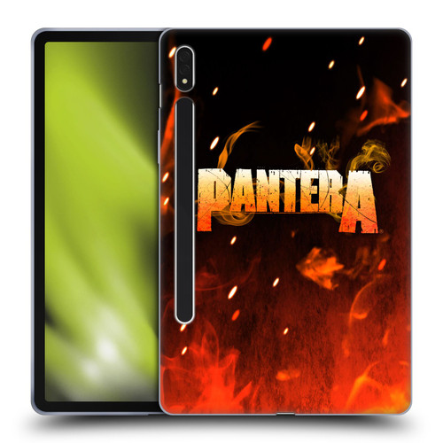 Pantera Art Fire Soft Gel Case for Samsung Galaxy Tab S8