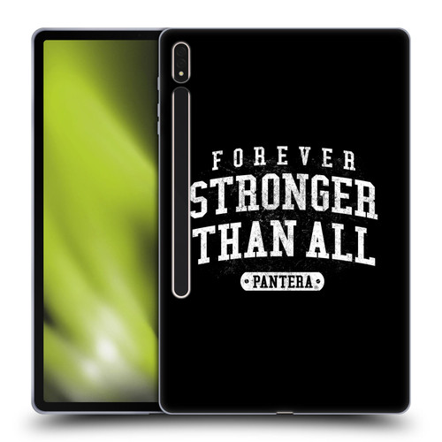 Pantera Art Stronger Than All Soft Gel Case for Samsung Galaxy Tab S8 Plus