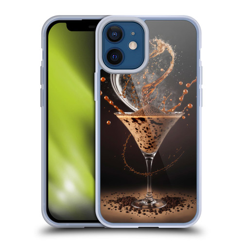 Spacescapes Cocktails Contemporary, Espresso Martini Soft Gel Case for Apple iPhone 12 Mini