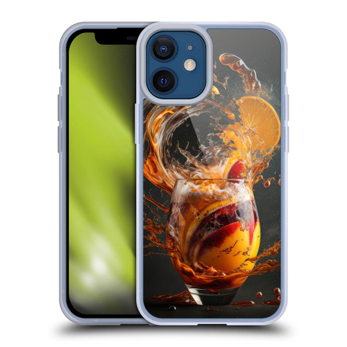 Spacescapes Cocktails Modern Twist, Hurricane Soft Gel Case for Apple iPhone 12 Mini