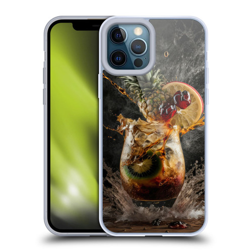 Spacescapes Cocktails Exploding Mai Tai Soft Gel Case for Apple iPhone 12 Pro Max