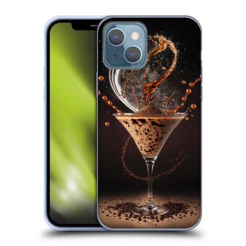 Spacescapes Cocktails Contemporary, Espresso Martini Soft Gel Case for Apple iPhone 13