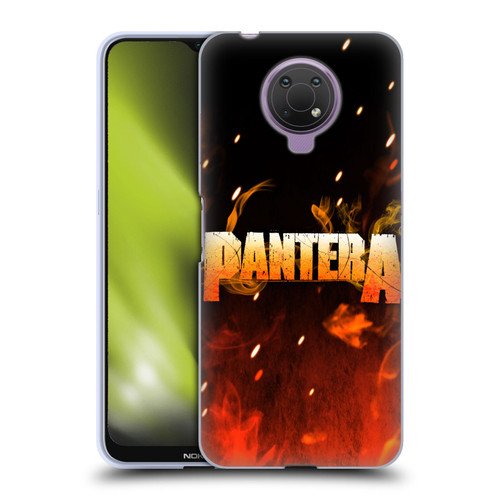 Pantera Art Fire Soft Gel Case for Nokia G10