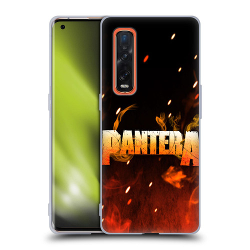 Pantera Art Fire Soft Gel Case for OPPO Find X2 Pro 5G