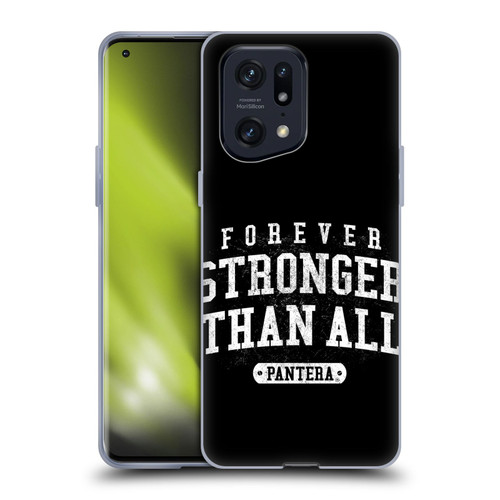 Pantera Art Stronger Than All Soft Gel Case for OPPO Find X5 Pro