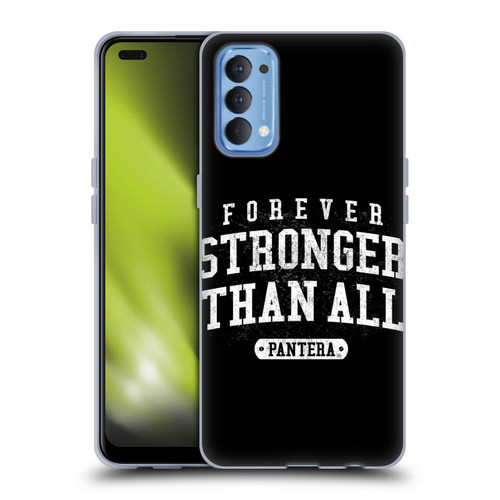 Pantera Art Stronger Than All Soft Gel Case for OPPO Reno 4 5G