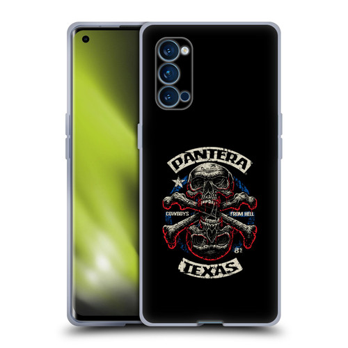Pantera Art Double Cross Soft Gel Case for OPPO Reno 4 Pro 5G