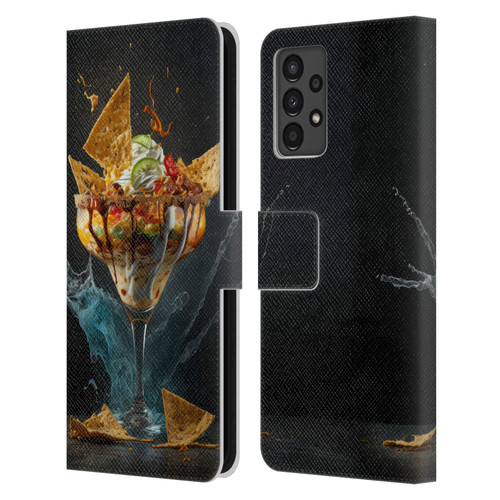 Spacescapes Cocktails Nacho Martini Leather Book Wallet Case Cover For Samsung Galaxy A13 (2022)