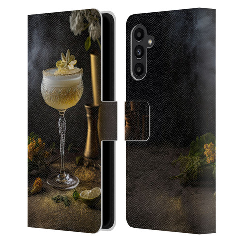 Spacescapes Cocktails Summertime, Margarita Leather Book Wallet Case Cover For Samsung Galaxy A13 5G (2021)