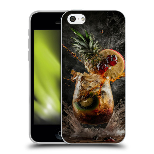Spacescapes Cocktails Exploding Mai Tai Soft Gel Case for Apple iPhone 5c