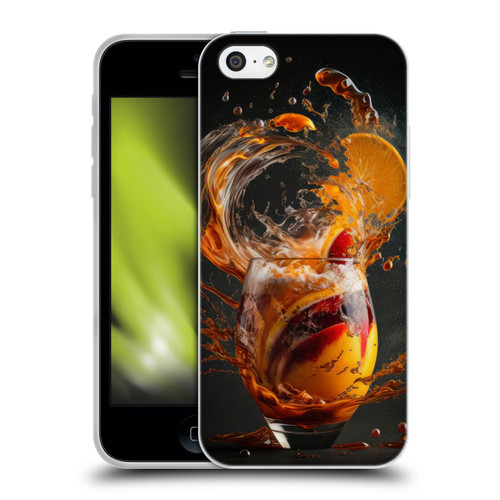 Spacescapes Cocktails Modern Twist, Hurricane Soft Gel Case for Apple iPhone 5c