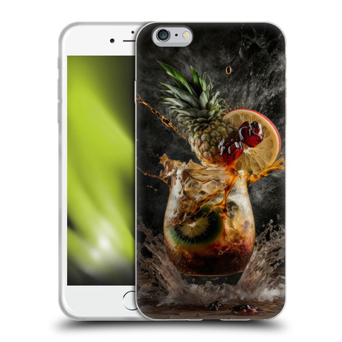 Spacescapes Cocktails Exploding Mai Tai Soft Gel Case for Apple iPhone 6 Plus / iPhone 6s Plus