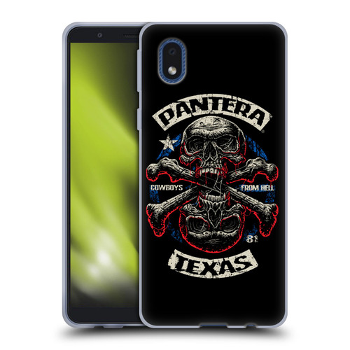 Pantera Art Double Cross Soft Gel Case for Samsung Galaxy A01 Core (2020)