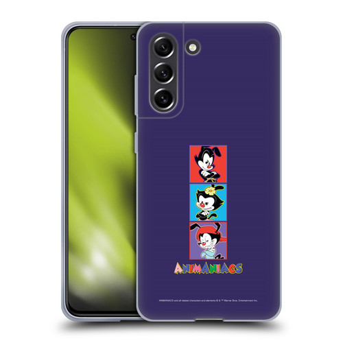 Animaniacs Graphics Tiles Soft Gel Case for Samsung Galaxy S21 FE 5G