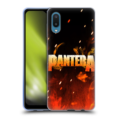 Pantera Art Fire Soft Gel Case for Samsung Galaxy A02/M02 (2021)