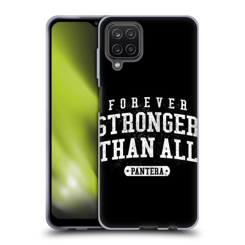 Pantera Art Stronger Than All Soft Gel Case for Samsung Galaxy A12 (2020)
