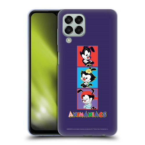 Animaniacs Graphics Tiles Soft Gel Case for Samsung Galaxy M33 (2022)