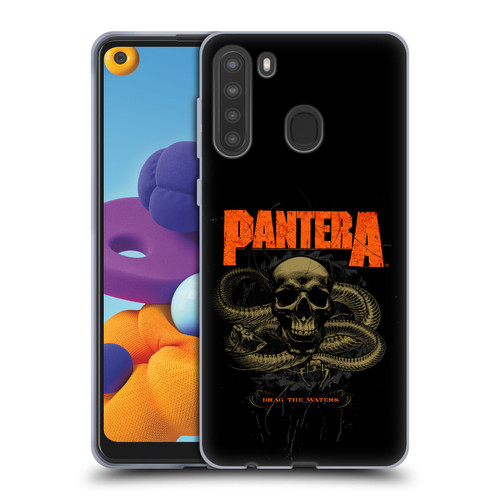 Pantera Art Drag The Waters Soft Gel Case for Samsung Galaxy A21 (2020)