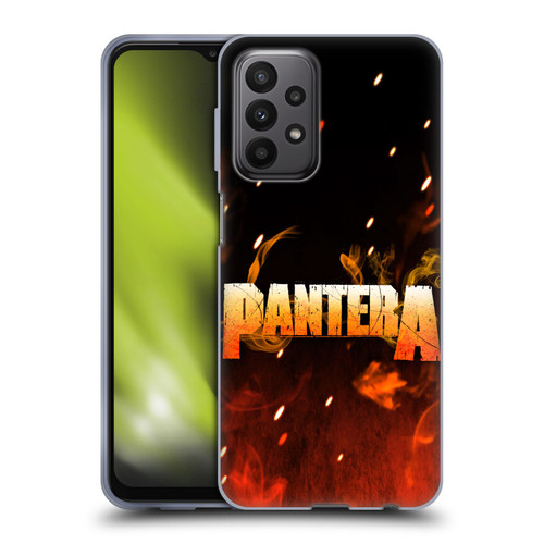 Pantera Art Fire Soft Gel Case for Samsung Galaxy A23 / 5G (2022)