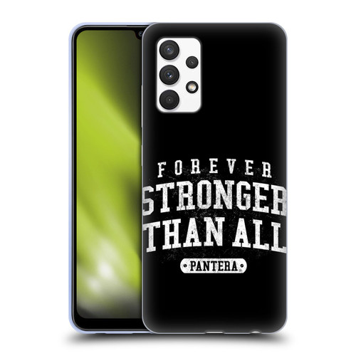 Pantera Art Stronger Than All Soft Gel Case for Samsung Galaxy A32 (2021)