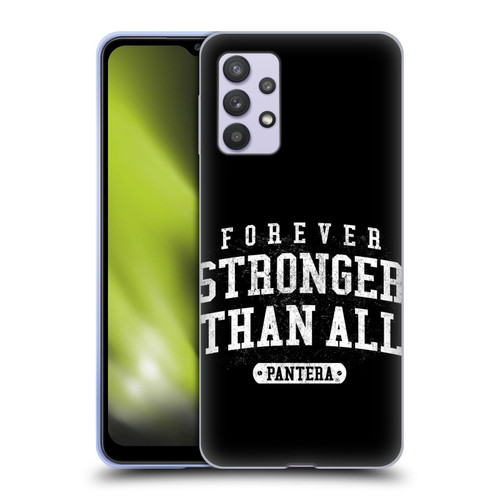 Pantera Art Stronger Than All Soft Gel Case for Samsung Galaxy A32 5G / M32 5G (2021)