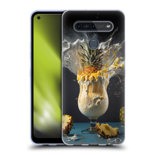 Spacescapes Cocktails Piña Colada Pop Soft Gel Case for LG K51S