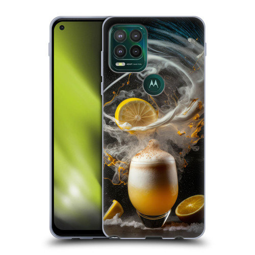 Spacescapes Cocktails Explosive Elixir, Whisky Sour Soft Gel Case for Motorola Moto G Stylus 5G 2021