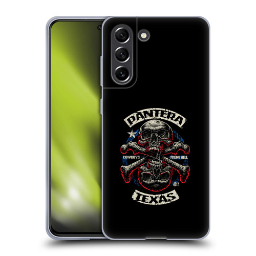 Pantera Art Double Cross Soft Gel Case for Samsung Galaxy S21 FE 5G