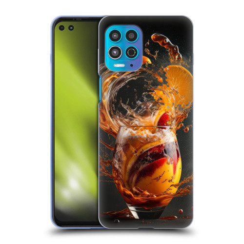 Spacescapes Cocktails Modern Twist, Hurricane Soft Gel Case for Motorola Moto G100