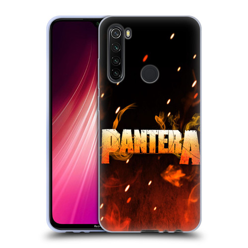 Pantera Art Fire Soft Gel Case for Xiaomi Redmi Note 8T